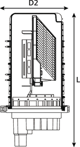 UFC IR BC-Length Single Stack Closure with Basket. 