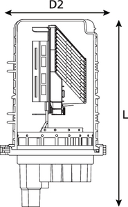 UFC IR B-Length Single Stack Closure with Basket. 