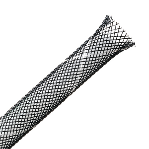 Polyester material is specially treated for flame retardance.