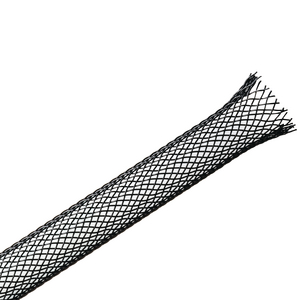 Expandable braided sleeving enlarges up to 150% of nominal diameter to accommodate irregular shapes.