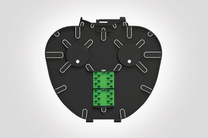 Black IR SE MKII Tray with 2 x 3A splice holders.