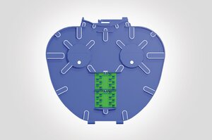 Blue IR SE MKII Tray with 2 x 3A splice holders.