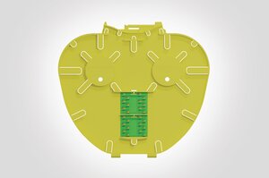 Yellow IR SE MKII Tray with 2 x 3A splice holders.