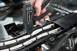 Le collier peut être coupé à n'importe quel endroit de la bande. 