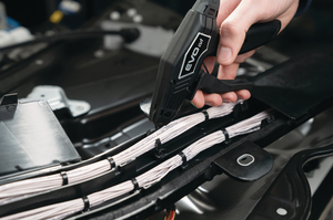 Coupe d'un collier avec un EVOcut. 