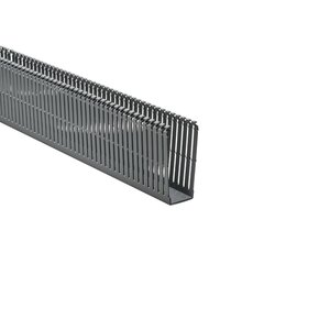 Narrow fingers reduce fanning of the wires to the terminal blocks, presenting a neater appearance.