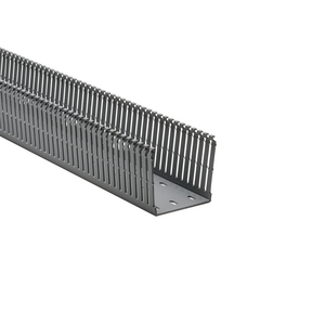Narrow fingers reduce fanning of the wires to the terminal blocks, presenting a neater appearance.