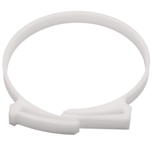 Designed for quick, ratcheted installation and can be released and reused.