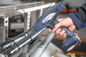 ProCut: Battery-powered application tool for cable ties. 