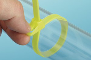 Reuseable ORF-Tie with lever lock.