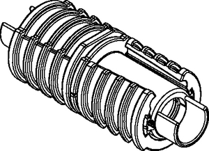Divisible connector EBM 14