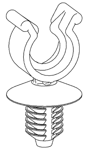 Uchwyt do rur karbowanych CTC7.5FT6LG.