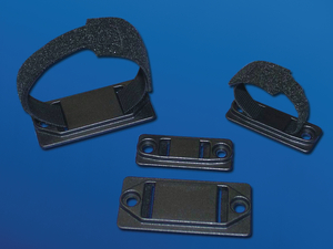 Non-adhesive grip tie mounts feature a 1/4