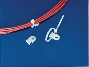 Simple to install with a screw or rivet.