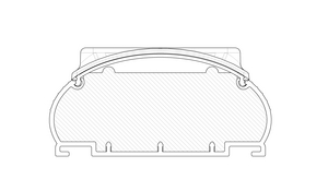 Raised bracket allows for additional wire fill space and additional device clearance.