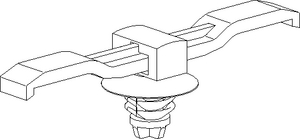 Perfect for securing cable bundles, hoses or pipes.