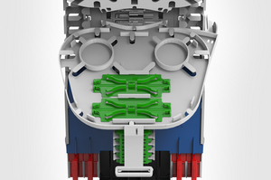 CFN Connectorised Closure with LC/APC Connections. 