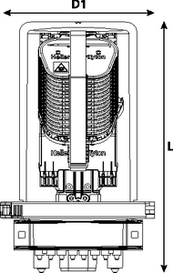 CFN 27 Port M-Length with LC/APC Connectorised Tray (front view)