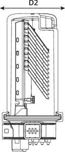 CFN 27 Port M-Length with Compact SE-IR Trays (side view)