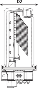 CFN 19 Port M-Length with Compact SC-B Trays (side view)