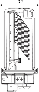 CFN 27 Port M-Length with Compact SC-B Trays (front view)