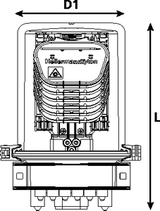 CFN 19 Port S-Length with Compact SE-IR Trays (front view)
