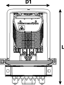 CFN 27 Port S-Length with Compact SC-B Trays (front view)