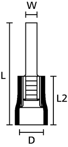 Flat Blade, Front View