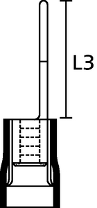 Spade/Fork, Side View