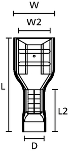 QDF Series (Fully Insulated), Front View