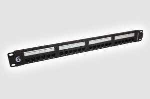 Moulded Facia Cat 6 Unshielded Patch Panel