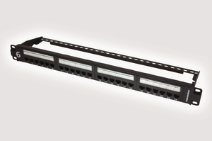 Moulded Facia Cat 6 Unshielded Patch Panel with Rear Cable Management