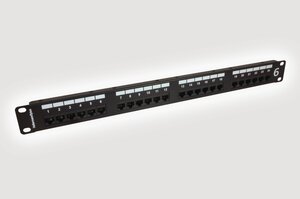 Metal Face Cat 6 Unshielded Patch Panel