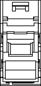 HTC Series Angled Euro Module (rear view)