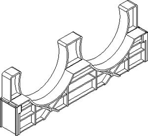 Spacers for bridge construction AH Br