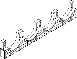 Spacers for bridge construction AH Br