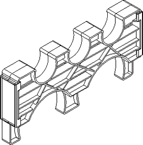 Spacers for bridge construction AH Br