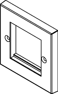 HTC Series Flat Faceplate 