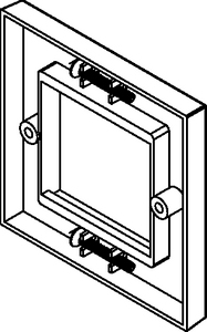HTC Series Flat Faceplate 