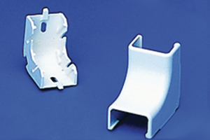 Tamper resistant covers with hidden latch provide security while allowing quick entry for cable maintenance.