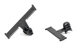 Anwickelclips, für Bolzen, Polyamid 6.6, hochschlagzäh modifiziert, hitzestabilisiert, schwarz