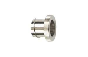 Twist-in ferrule serves as grounding core for liquid tight metallic conduits.
