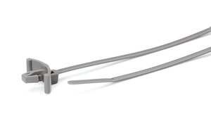 1-Piece Fixing Tie for round holes with wings.
