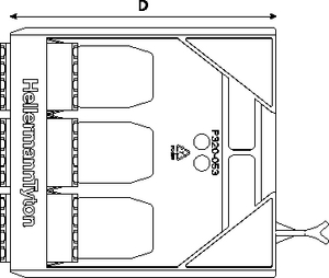 RapidNet Ultra12 AMC Cassette shown loaded with 3 x LC QD(top view).