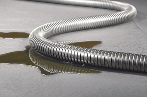 Stainless steel construction is highly resistant to rust and corrosion.