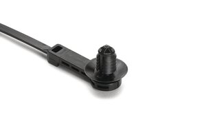 The fir tree mount cable tie is an all-in-one bundling and fastening solution that reduces costs and assembly time.