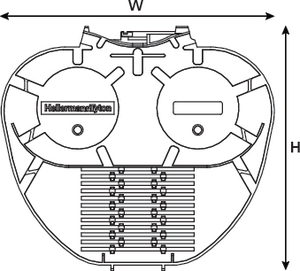 IR Single Circuit SC-B MKII Tray (front view)