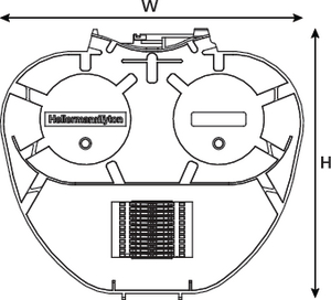 IR Single Circuit SC-B MKII Tray (front view)