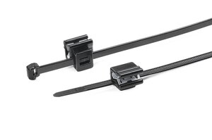 2-parts fixeringsband för kanter 1 - 3 mm, sidomontering