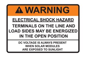 Pre-printed vinyl labels are made using UV-stable inks and materials for use in punishing weather conditions.